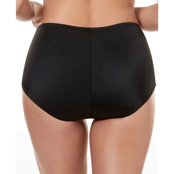 New. Miraclesuit black hi-waisted skirted front bikini bottom. Retails $90. Size - Picture 3 of 7